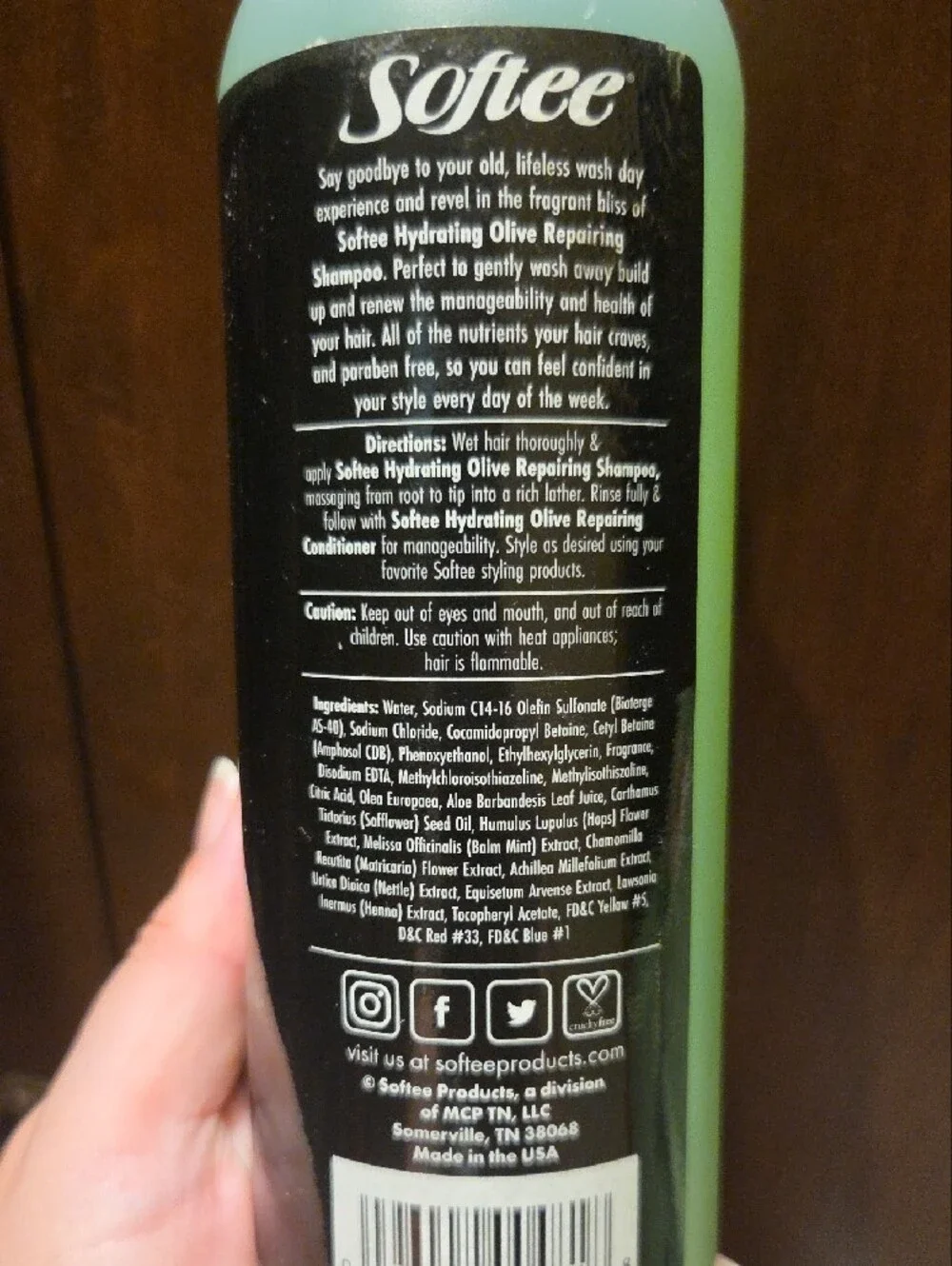 2 Softee Hydrating Olive Repairing Shampoo